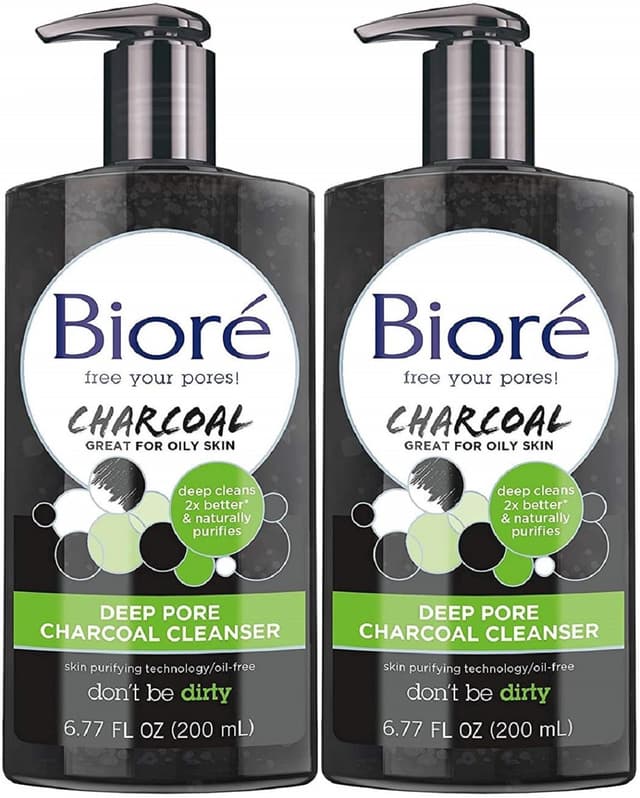 BIORE DEEP PORE CHARCOAL CLEANSER 200ML