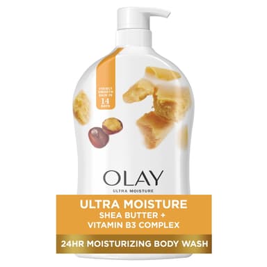 OLAY ULTRA MOISTURE SHEA BUTTER BODY WASH 30 FL OZ