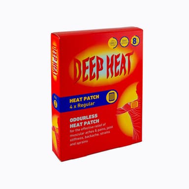 DEEP HEAT PATCHES X 4 TABS
