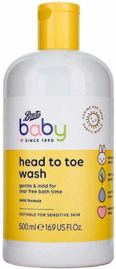 BOOTS HEAD TO TOE WASH 500ML